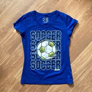 Girls Soccer Tee